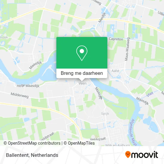Ballentent kaart