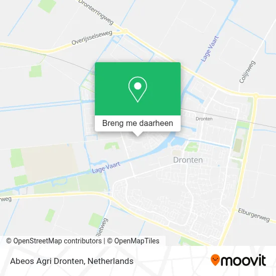 Abeos Agri Dronten kaart