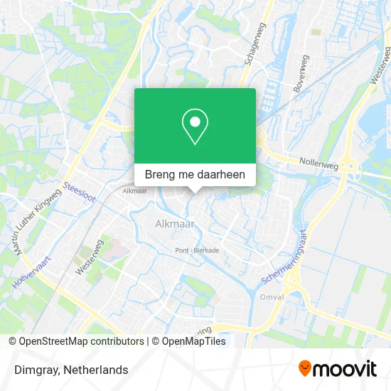 Dimgray kaart