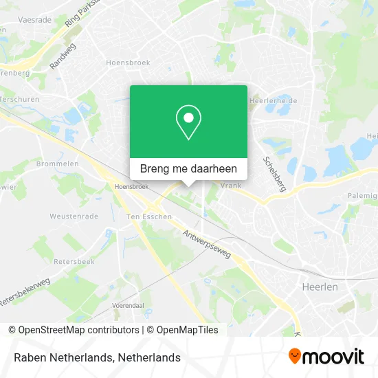 Raben Netherlands kaart