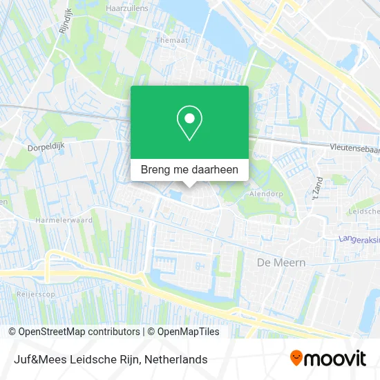Juf&Mees Leidsche Rijn kaart