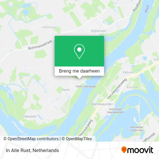 In Alle Rust kaart