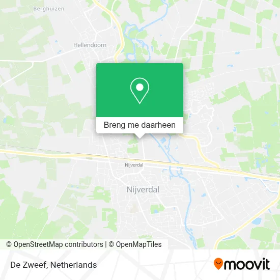 De Zweef kaart