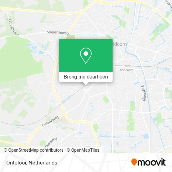 Ontplooi kaart