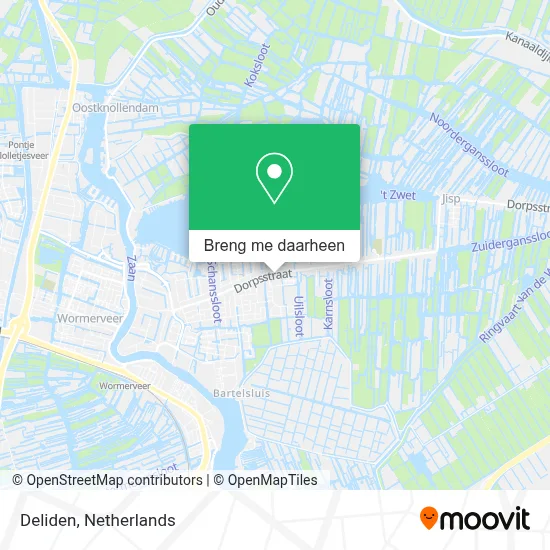 Deliden kaart