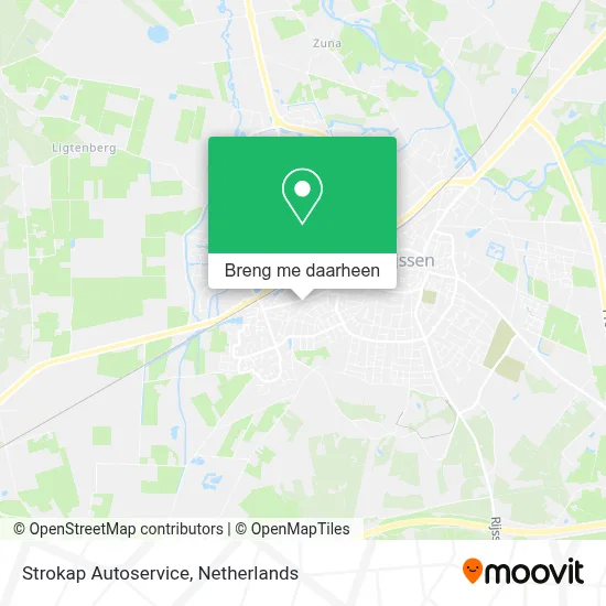 Strokap Autoservice kaart
