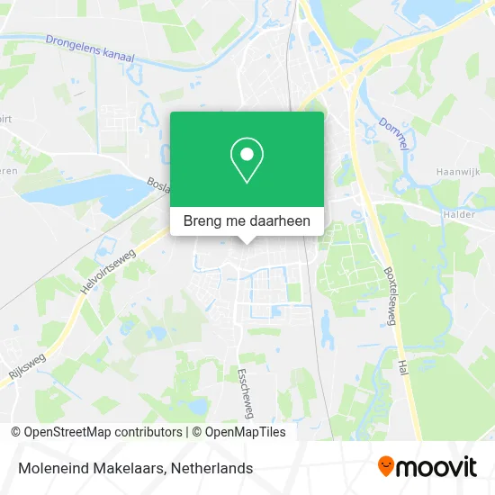 Moleneind Makelaars kaart