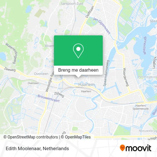 Edith Moolenaar kaart