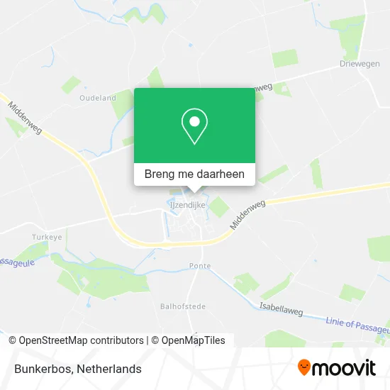 Bunkerbos kaart
