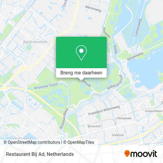 Restaurant Bij Ad kaart