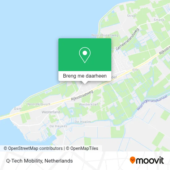 Q-Tech Mobility kaart