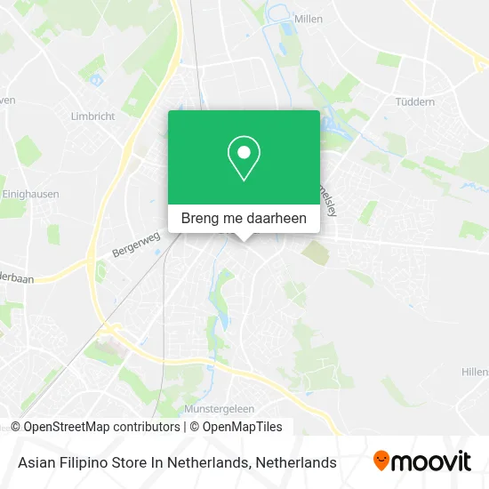 Asian Filipino Store In Netherlands kaart