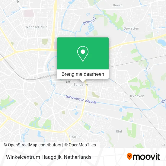 Winkelcentrum Haagdijk kaart
