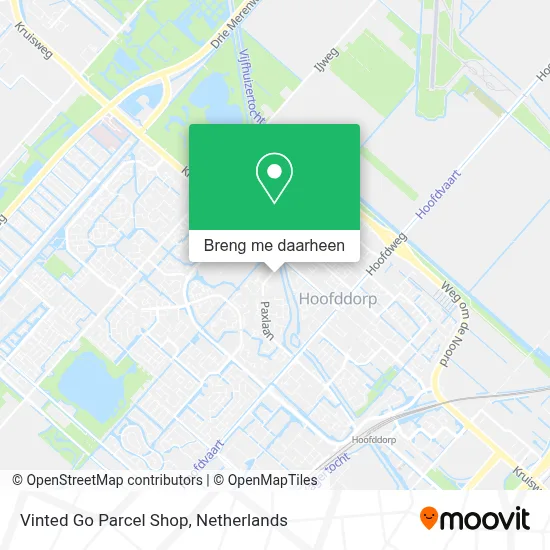 Vinted Go Parcel Shop kaart