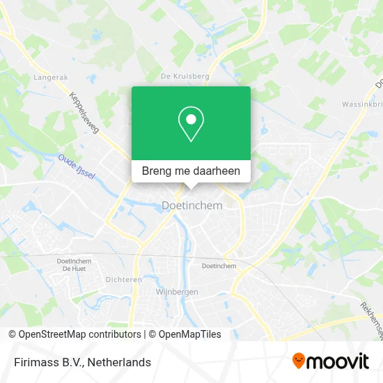Firimass B.V. kaart