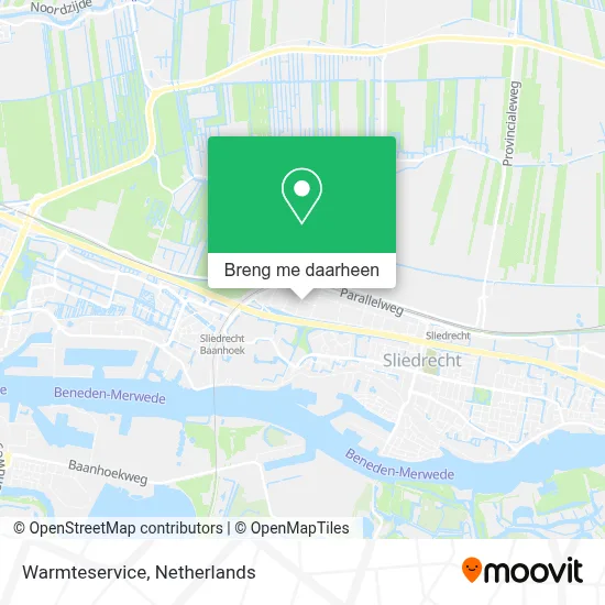 Warmteservice kaart