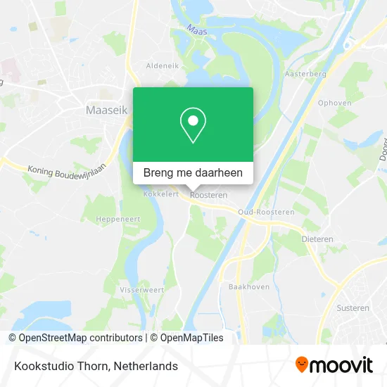Kookstudio Thorn kaart