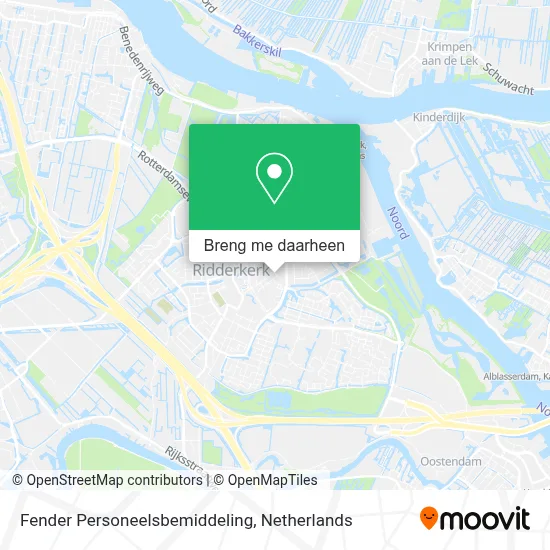 Fender Personeelsbemiddeling kaart