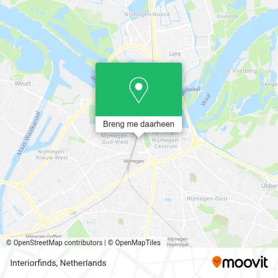 Interiorfinds kaart