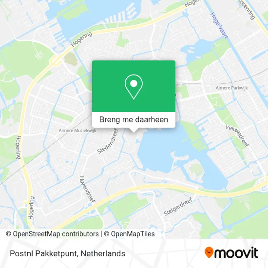 Postnl Pakketpunt kaart
