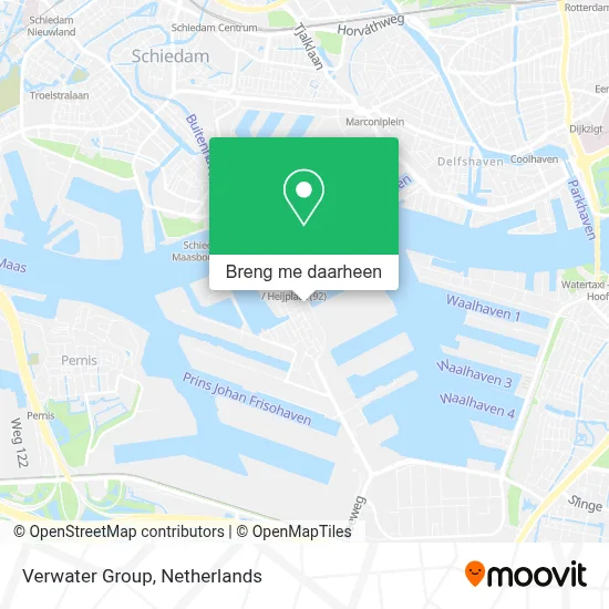 Verwater Group kaart