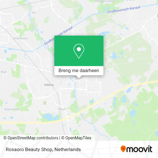 Rosaoro Beauty Shop kaart