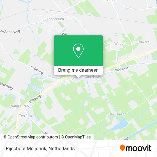 Rijschool Meijerink kaart