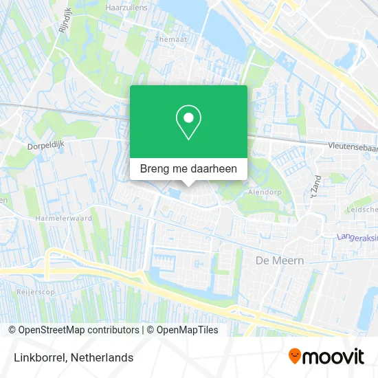 Linkborrel kaart