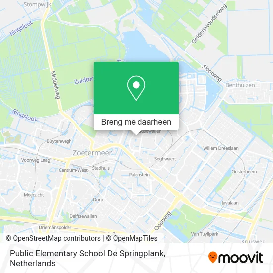 Public Elementary School De Springplank kaart