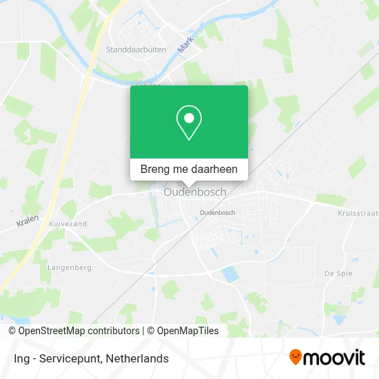 Ing - Servicepunt kaart