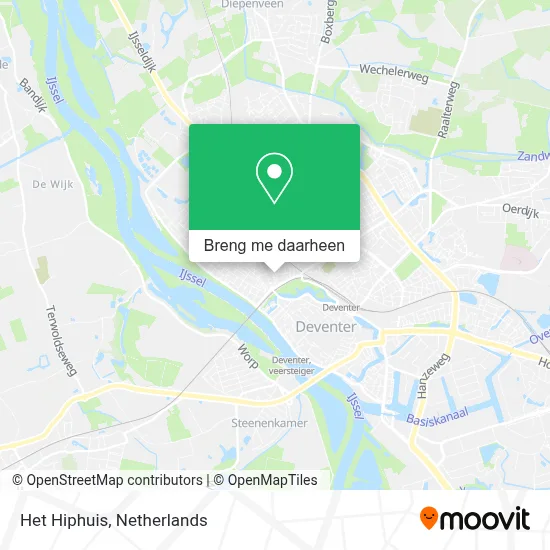Het Hiphuis kaart