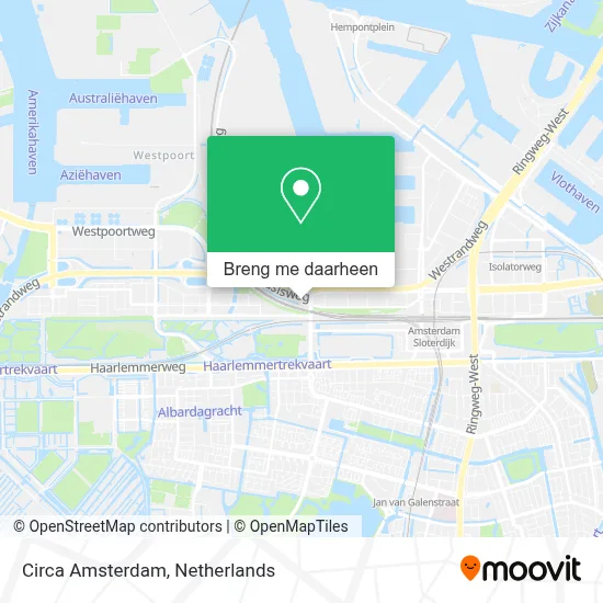 Circa Amsterdam kaart