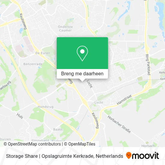 Storage Share | Opslagruimte Kerkrade kaart