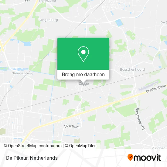 De Pikeur kaart