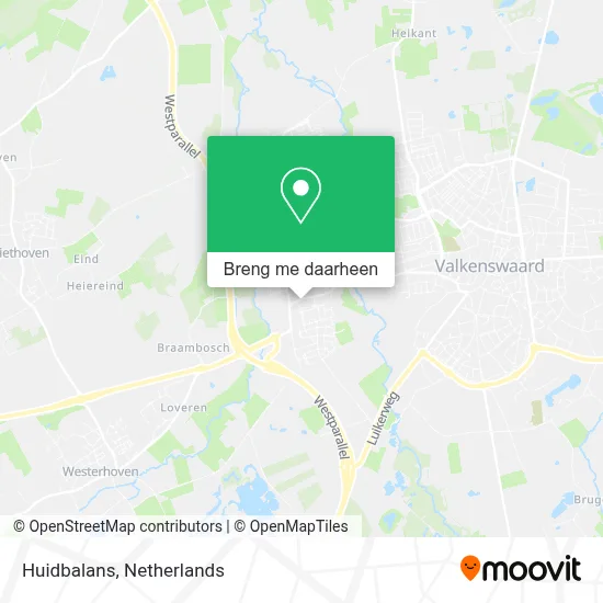 Huidbalans kaart
