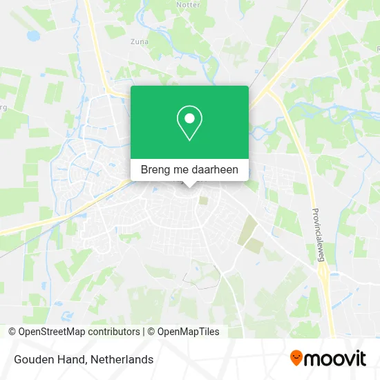 Gouden Hand kaart