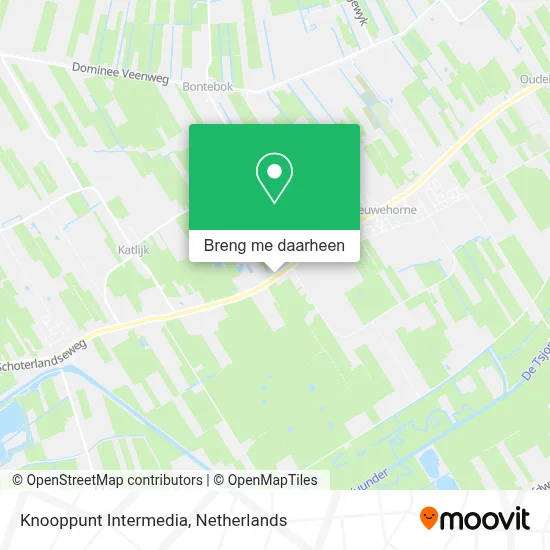 Knooppunt Intermedia kaart