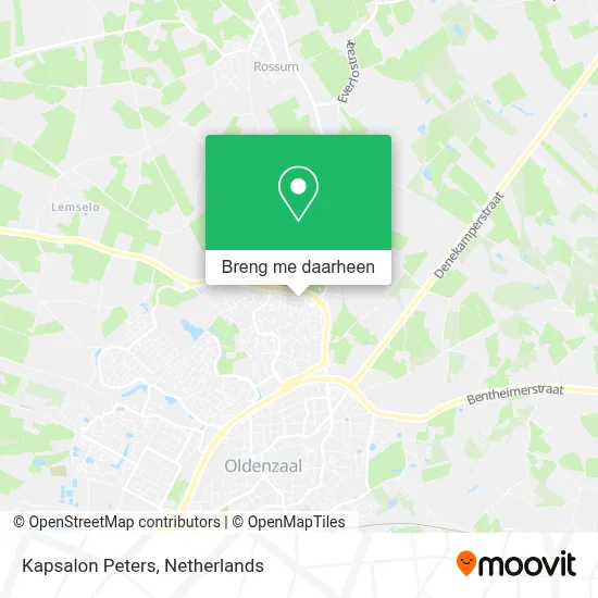 Kapsalon Peters kaart