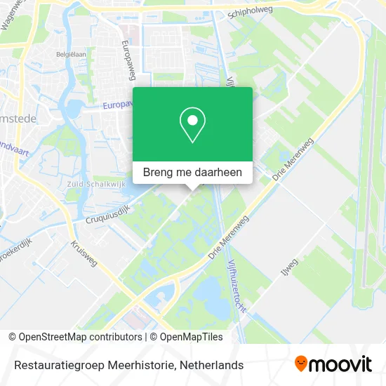 Restauratiegroep Meerhistorie kaart