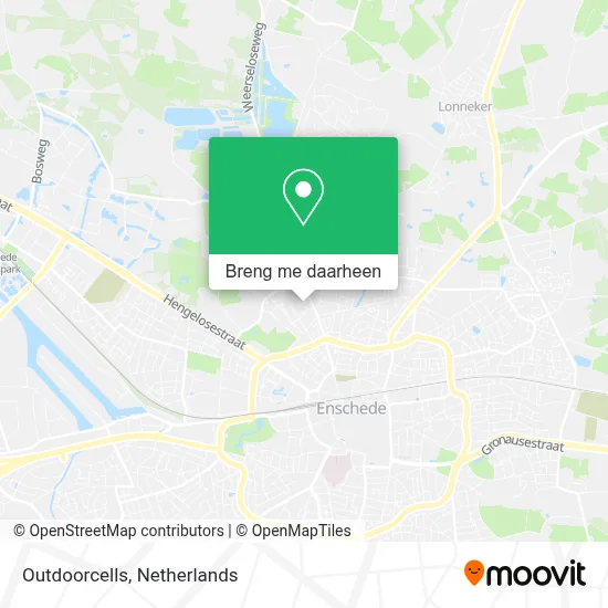 Outdoorcells kaart