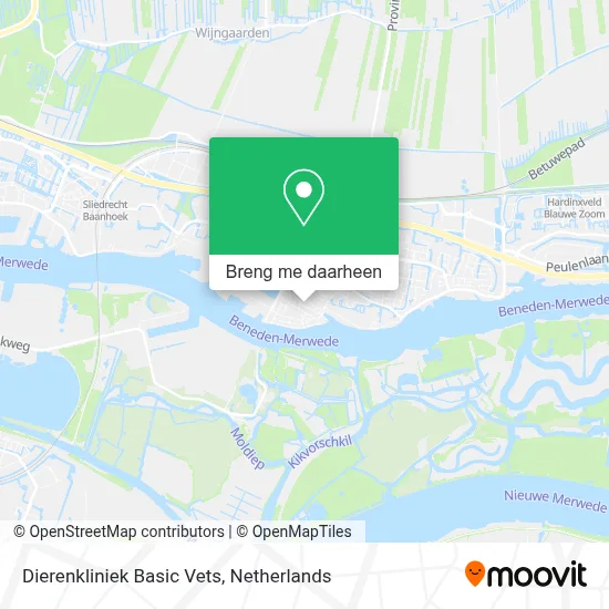 Dierenkliniek Basic Vets kaart