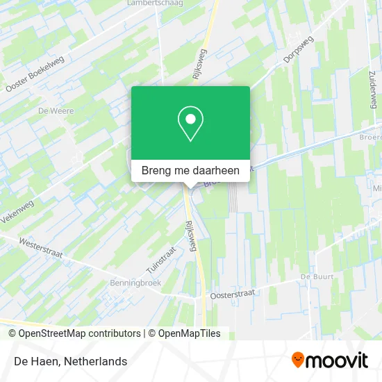 De Haen kaart