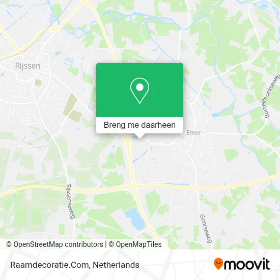 Raamdecoratie.Com kaart