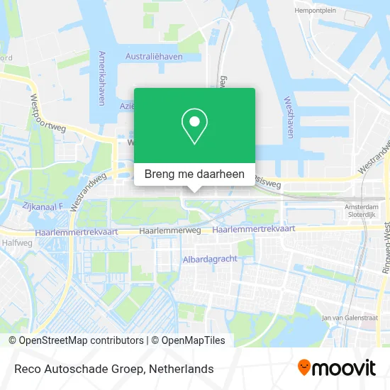 Reco Autoschade Groep kaart