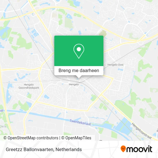 Greetzz Ballonvaarten kaart