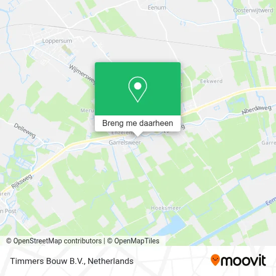Timmers Bouw B.V. kaart