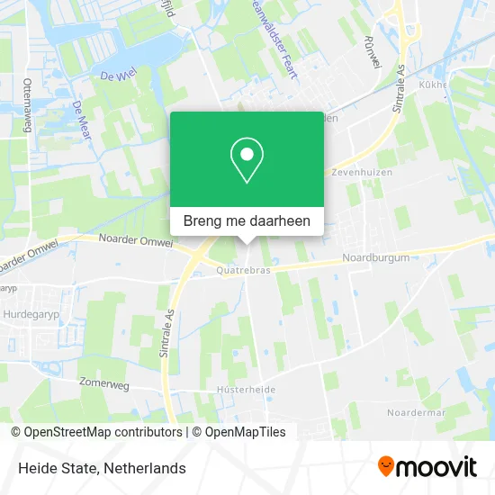 Heide State kaart