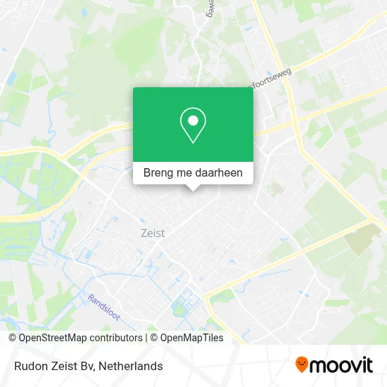 Rudon Zeist Bv kaart
