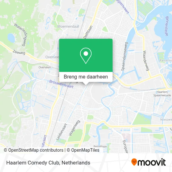 Haarlem Comedy Club kaart