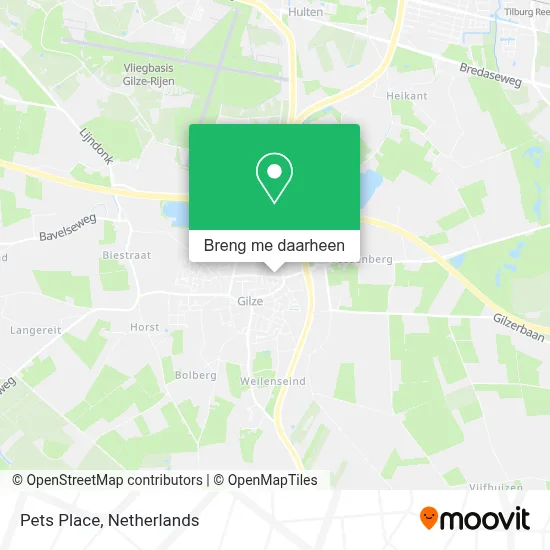Pets Place kaart
